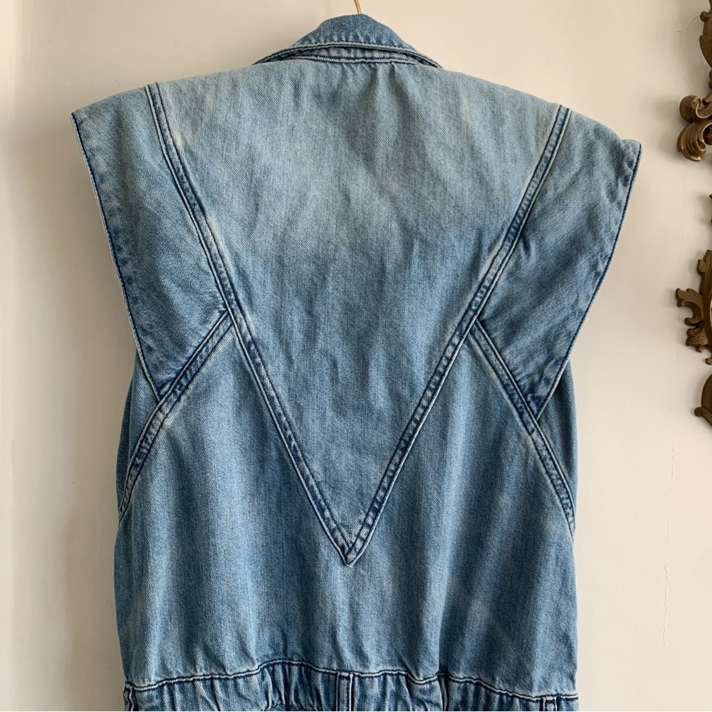 BA&SH FIGO JUMPSUIT DENIM - Picture 11 of 16